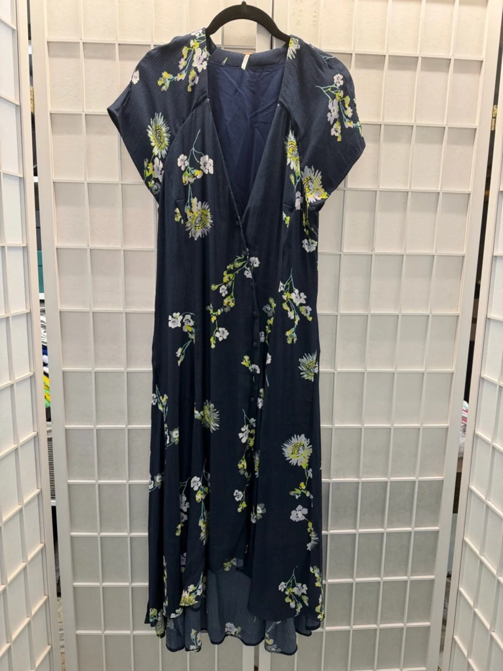Free People Lost In You Midi Floral Dress